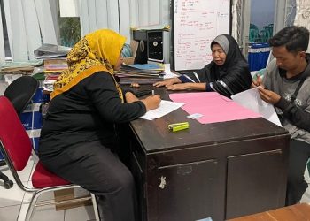 Layanan khusus oleh Disperdagin Kota Kediri pada hari Minggu. Foto: Ist