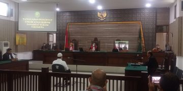 Sidang kedua Ferry Irawan di PN Kota Kediri. Foto: Ist