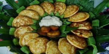 Kue apem, sajian dalam tradisi megengan menyambut bulan Ramadan. Foto: oyinayashi.blogspot.com