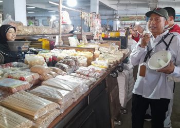 Cegah Golput, Pedagang Diajak Nyoblos Pemilu 2024