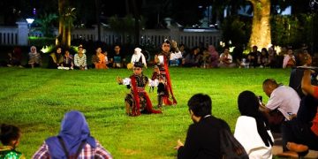 Penampilan salah satu peserta Balaikota Performance Art. Foto: Ist