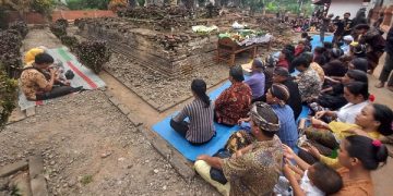 Kegiatan Ziarah Peradaban Candi Gayatri Tulungagung. Foto: Bacaini/Setiawan