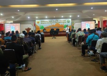 Kegiatan pembekalan kepada takmir masjid di Ruang Joyoboyo Balaikota Kediri. Foto: Ist