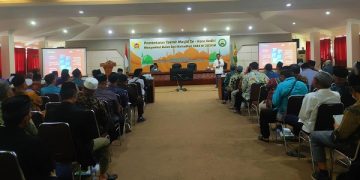 Kegiatan pembekalan kepada takmir masjid di Ruang Joyoboyo Balaikota Kediri. Foto: Ist