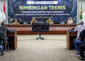 Kegiatan Bimtek Pokmas Pelaksana Swakelola Prodamas Plus Tahun 2023. Foto: Ist