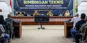 Kegiatan Bimtek Pokmas Pelaksana Swakelola Prodamas Plus Tahun 2023. Foto: Ist
