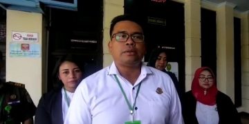 Ketua Tim Jaksa Pengacara Negara, Bonard David Yuniarto saat diwawancara. Foto: Bacaini