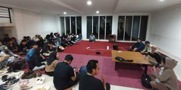 Diskusi Tragedi Kanjuruhan yang diinisiasi AJI Malang. Foto:Bacaini/A.Ulul