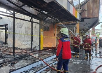 Ditinggal Mudik, Rumah Mantan Anggota DPRD Tulungagung Kebakaran
