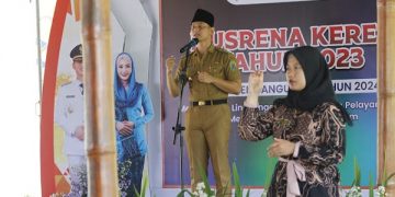 Mas Ipin dalam kegiatan Musrena Keren. Foto: Ist