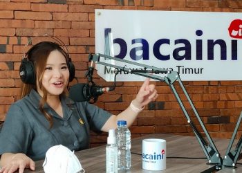 Regina Suwono saat podcast di kantor Bacaini.id 2020 lalu. Foto: Bacaini