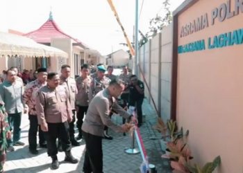 AKBP Teddy Resmikan Asrama Polri Polres Kediri Kota