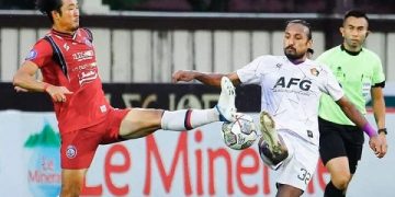 Salah satu penawmpilan Rohit Chand bersama Persik Kediri. Foto: Instagram @persikfcofficial