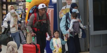 Situasi di Stasiun Kediri. Foto: Ist