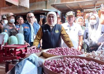 Gubernur Khofifah Pastikan Stok Pangan Aman Jelang Lebaran