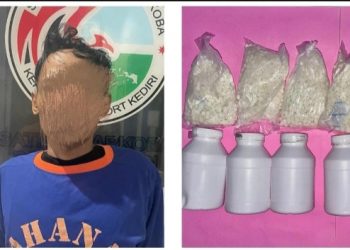 Buruh Tani Gagal Edarkan Ribuan Pil Koplo di Kediri