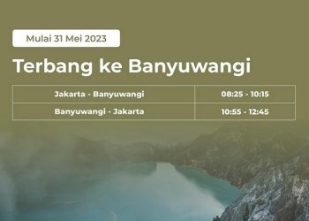 Super Air Jet Buka Penerbangan Jakarta – Banyuwangi, Harga Diklaim Paling Murah