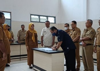 Dispendukcapil dan 7 OPD Tandatangani PKS Pemanfaatan Data