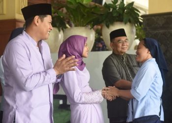 Wali Kota Kediri dan Bunda Fey Open House Silaturahmi Lebaran