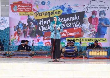 Hadiri Festival Posyandu, Bunda Fey Tekankan Soal Menu PMT Error