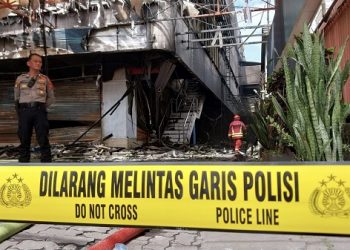 63 Kios Elektronik di Malang Plaza Ludes Terbakar