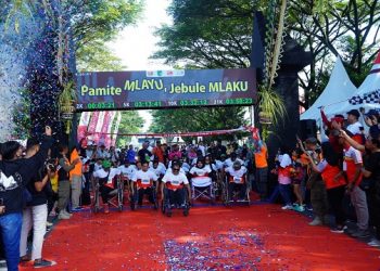 Disabilitas Meraih Prestasi di Kediri Half Marathon