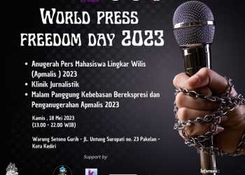 Peringati WPFD, AJI Kediri dan Persma Lingkar Wilis Gelar Apmalis 2023