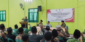 Kegiatan sosialisasi literasi komunikasi lintas tokoh dan pemuda agama. Foto: Ist