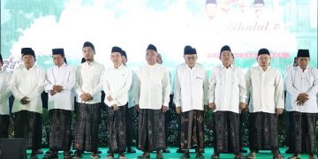 Prosesi pelantikan pengurus PCNU Jombang, Sabtu, 22 Mei kemarin. Foto: Bacaini/Syailendra