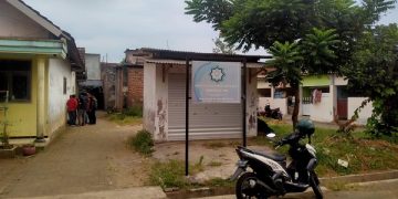 Lokasi kontrakan terduga teroris di lingkungan Ponpes wilayah Kedungkandang, Kota Malang. Foto: Bacaini/A.Ulul