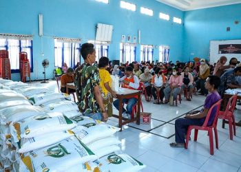 38.002 KPM Kota Kediri Terima Bantuan Beras Tahap 3