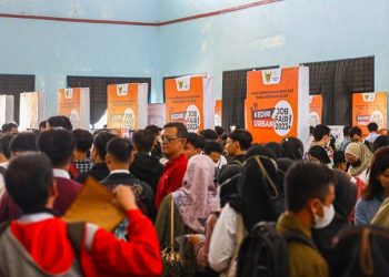 Ribuan Pelamar Padati Kediri Urban Job Fair 2023