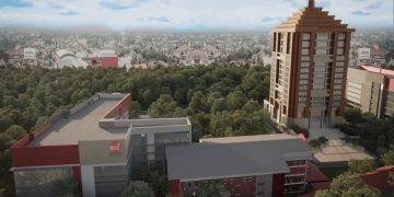 Sarana dan prasarana FK, Gedung Adipadma IIK Bhakta dengan tambahan Gedung Tjipto Utomo. Foto: Ist