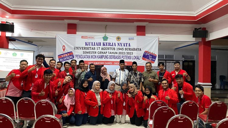 Jiwa Kewirausahaan Hadir di Desa Balongdowo Candi Bersama Patriot KKN UNTAG Surabaya