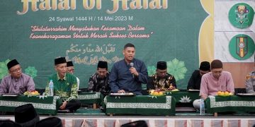 Wali Kota Kediri Halal Bihalal Bersama PDM Kota Kediri. Foto: Ist