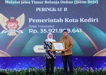 Kota Kediri Raih Penghargaan dari Jatim Bejo
