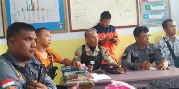 Tim Sar gabungan yang melakukan pencarian Mohadi di Hutan Dawarwulan Puncu. Foto: Bacaini/AK.Jatmiko