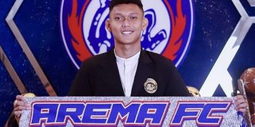 Ginanjar Wahyu, saat dikenalkan manajemen. Foto: Arema FC
