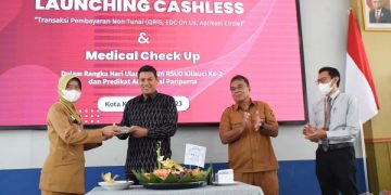 Launching Cashless RSUD Kilisuci Kota Kediri. Foto: Ist