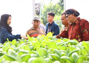 Studi tiru Kelurahan Kalipang di Kampung Keren Kelurahan Burengan. Foto: Ist