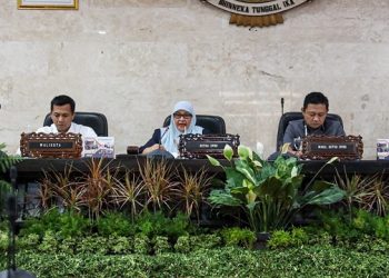 Rapat Paripurna di Ruang Sidang DPRD Kota Kediri. Foto: Ist