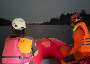 Pria Diduga Tenggelam di Sungai Brantas, BPBD Kota Kediri Lakukan Pencarian