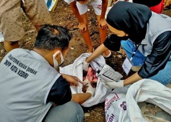 Tim DKPP Kota Kediri Kunjungi 177 Titik Penyembelihan Usai Salat Id