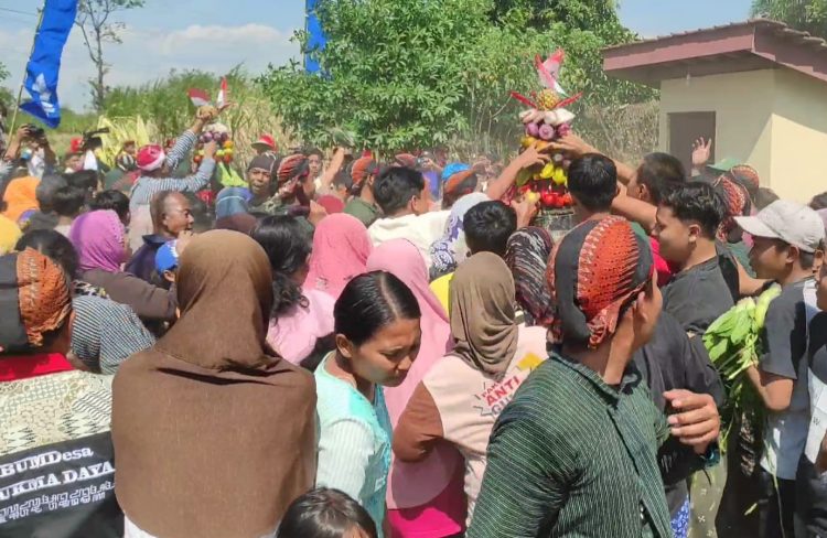 Berebut Hasil Bumi dan Uang Koin, Berkah Grebeg Suro di Desa Sukorejo