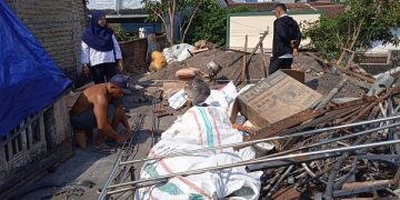 Kondisi rumah Siti Aisyah usai kebakaran. Foto: Ist