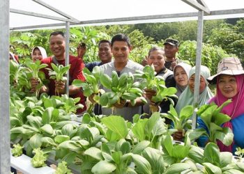 Wali Kota Kediri Resmikan Kawasan Kampung Tani Jamsaren