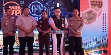 Ground breaking pembangunan Stadion Kabupaten Kediri. Foto: Ist