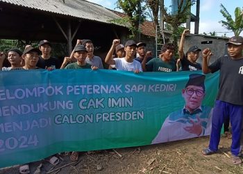 Kelompok Peternak Sapi Kediri Deklarasi Gus Muhaimin Capres 2024