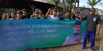 Kelompok Peternak Sapi Kediri deklarasi Muhaimin Iskandar Capres 2024. Foto: Ist
