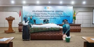 Kegiatan pelatihan pemulasaraan jenazah. Foto: Ist